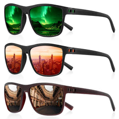 Polarized Sunglasses Men Women Retro Outdoor Sports Fishing Sun Glasses