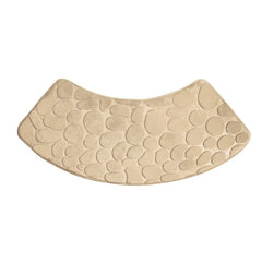 Curved Shower Mat,Anti-Slip Bathroom Carpet Rugs Corner Bath Tub Floor Foot Pads