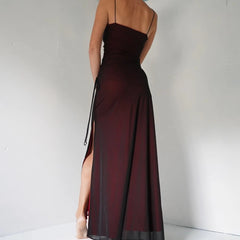 Homecoming Dresses: Prom Gown High Side Slit Cocktail Party Dresses