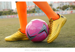 Men's Soccer Shoes Kids Children Low Top Futsal Society Training Football Boots