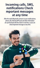 2025 New Smart Watch Men Women Camera Take Photos Record Video Health Monitor Sports Fitness Waterproof BT Call Smartwatch