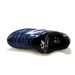 Men Football Soccer Boots Athletic Shoes Leather Big Size High Top Cleats