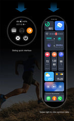 BOXUXING 1.85-inch Smart Watch Men Sport Waterproof Fitness Heart Rate Watches Compass GPS Track NFC Bluetooth Call Smartwatch