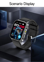 2025 Laser Treatment Three High SmartWatch 1.95" Sapphire Curved Screen ECG+PPG Blood fat Uric Acid Health Diagnosis Smartwatch