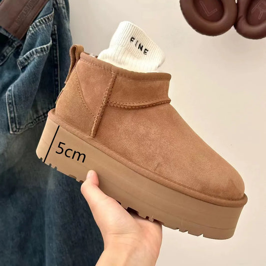 Winter Shoes Fur Snow Ankle Boots Women Men Classic Ultra Mini Luxury Brand
