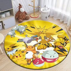 Pokemon Pikachu cute Printed Printed Carpet,rugs for bedroom,Living room floor mat