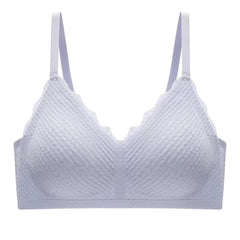 Top Lace Seamless Women's Underwear Small Chest Gathered Non-slip