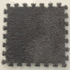 30 X 30cm EVA Foam Puzzle Mat Long Hair Carpet Soft Plush Villi Shaggy Area Rug Mats