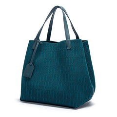 Ladies Shoulder Bag Fashion Classic New Pure Color Outer Pocket Ladies Handbag