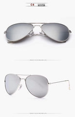 Air Force Pilot Sunglasses Men Polarized 62' Lens Large Sunglasses