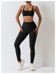 Seamless Yoga Set Workout Sportswear Gym Clothing 2Pcs Sport Sets Women