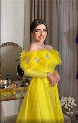 Homecoming Dresses: Long Sleeves Prom Dresses Off the Shoulder Evening Party Dress