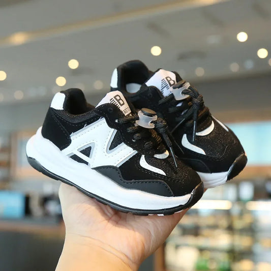 Baby Shoes Soft Sole Shoes for Boys and Girls Korean Leather Shoes Korean Sports