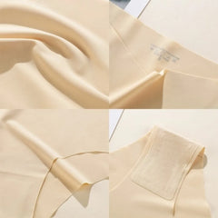 Ice Silk Seamless Bra and panty set, Beautiful Back Push-up Bra