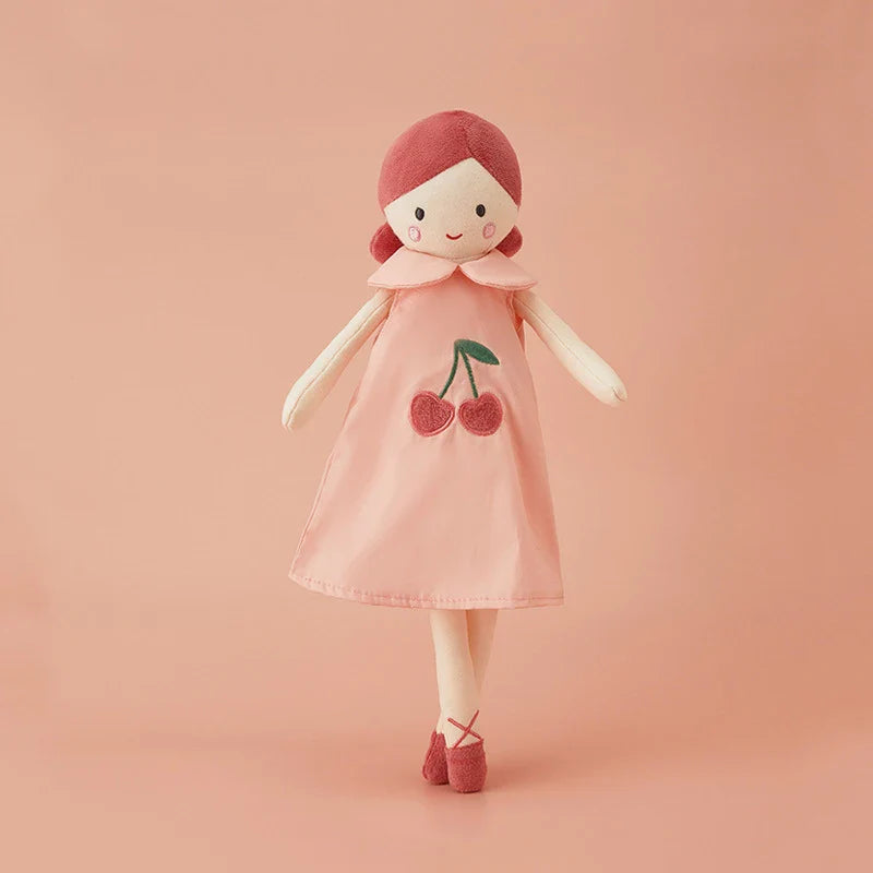 35/38CM Pink Dress Girl Soft Plush Toy Crown Princess Stuffed Girl Doll Nortic Style Home Decor Doll Kids Birthday Gift juguetes