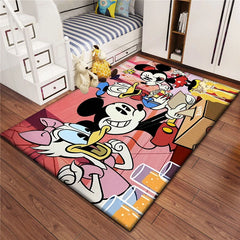 Mickey Mouse Carpet for Children,Living Room Bedroom Floor Mat Kitchen Mat Children