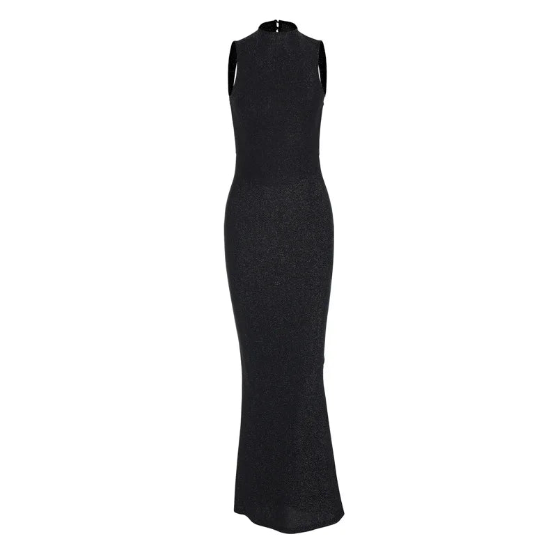 Homecoming Dresses: Prom Dress Backless Sleeveless Dress Elegant Halter Long Dresses