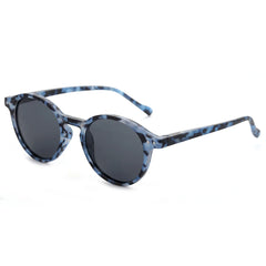 Sunglasses for Men: Vintage Retro Polarized Circle Sun Glasses