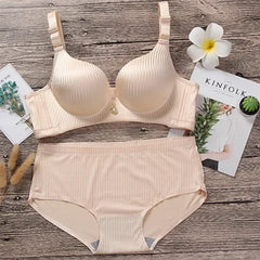 Underwear Women Set Thickened Bra Suit Gathering Adjustment Super Thick 8cm