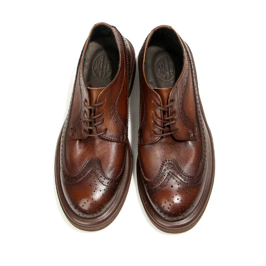 Italian Retro Soft Leather Mens Brogues Business Shoes