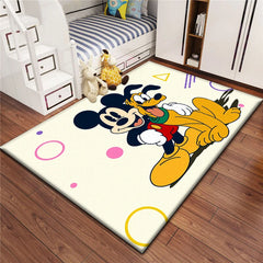 Mickey Mouse Carpet for Children,Living Room Bedroom Floor Mat Kitchen Mat Children