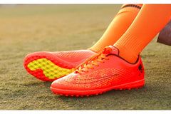 Men's Soccer Shoes Kids Children Low Top Futsal Society Training Football Boots