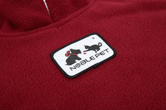 Reversible Pet Jacket Winter Warm Fleece Dog Clothes for Small Medium Large Dogs