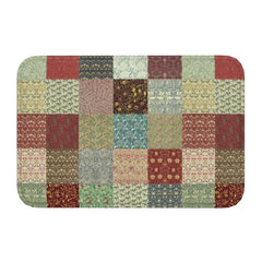 Custom William Morris Compton Floral Art Nouveau Pattern Doormat Bath Door Floor Mat
