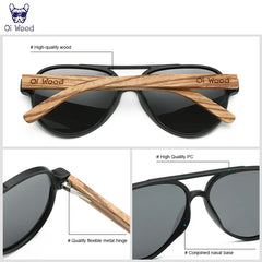 Sunglasses For Women Men Wooden Sun Glasses Polarized