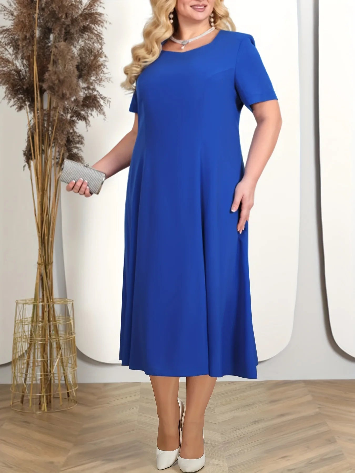 Two Pieces Dress Woman Spring Autumn Embroidery Floral Maxi Long Dress