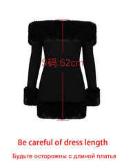 Evening wear Dresses: Party Dresses for Women Black Off The Shoulder
