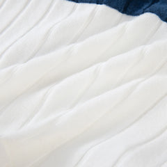 2025 Boys Autumn Winter Long Sleeve sweater suits Solid Color Block Pants Set Kids Outfit Casual Comfortable Clothing