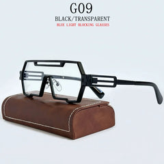 Sunglasses For Men Square Vintage Punk Fashion Glasses Retro