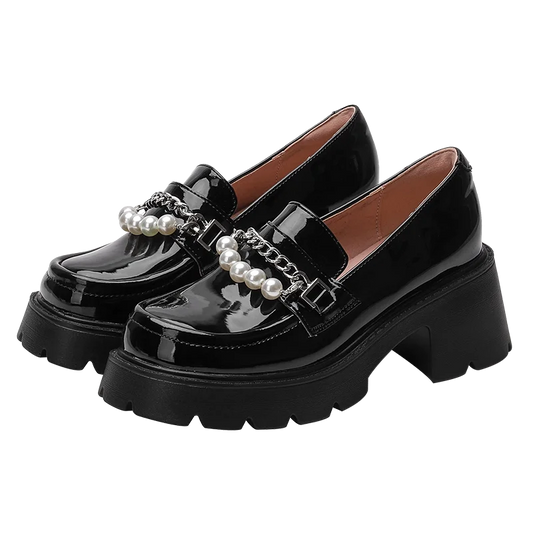 Loafer Shoes Women: Black Female Loafers
