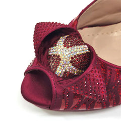 Matching Shoes and Bags: Women Sandals Shoes Matching Bag Set For Ladies