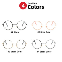 VIVIBEE Photochromic Mens Blue Light Blocking Glasses Retro UV400 Anti Glare Round Color Changing Sunglasses Computer Shades
