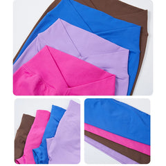 V Back Sport Leggings Female Train Gym Pants Woman Running Workout Leggings