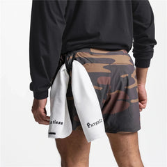 Men's 2-in-1 Summer Running Shorts Breathable Quick-Dry Basketball Training