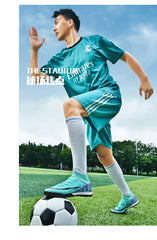 Men Soccer Shoes Grass Society Training Football Boots Cleats