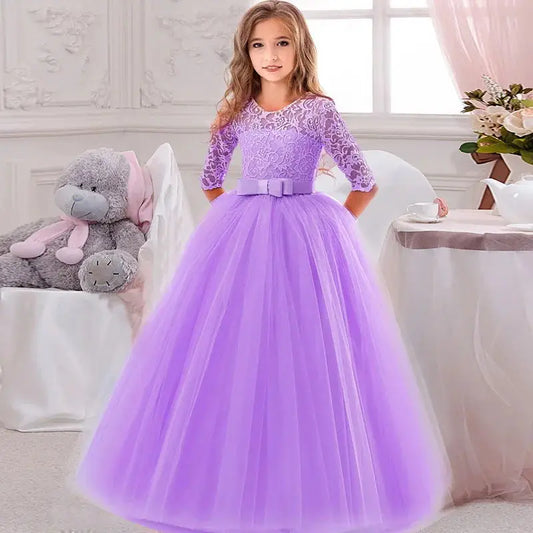 Children Princess Girls Party Wear Kids Christmas Dress Girl's Birthday Dress Baby