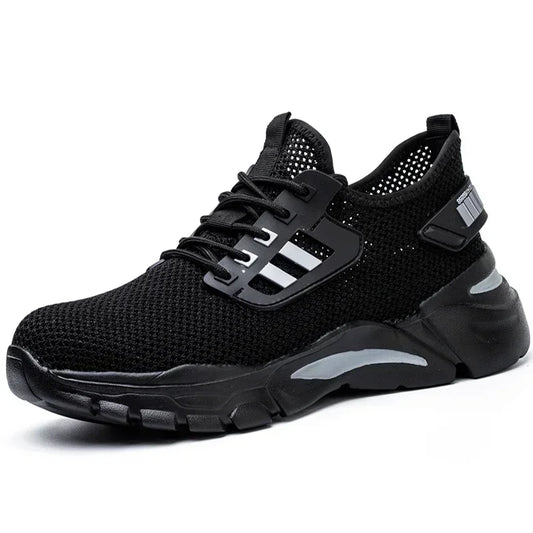 Safety Shoes Work Shoes Steel Toe Men Puncture-protective Work Boots Indestructible Safety Lightweight Sneakers Safety Shoes