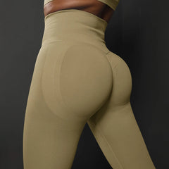 Women Seamless Yoga Pants Fitness Sports Running Sportswear Stretchy Lifting Tights