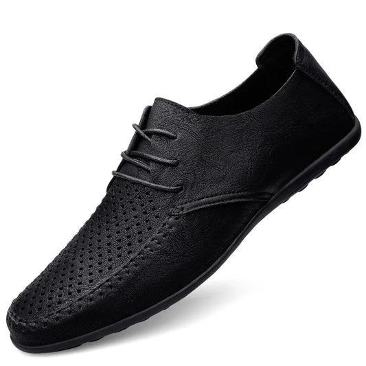 Leather Men Breathable Driving Shoes Fashion Luxury Brands Formal Men