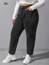 Plus Size Women Autumn Washing loose stretchy pant 5XL 6XL women 100kgs trouser