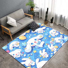 Sanrio Cinnamoroll, Pochacco HD Printed Outdoors Carpet, Living Room Decoration, Sofa