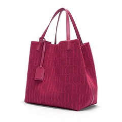 Ladies Shoulder Bag Fashion Classic New Pure Color Outer Pocket Ladies Handbag