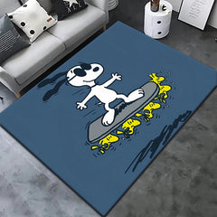 Snoopy HD lively Cartoon,Large Area Printed Carpet,Bathroom,Living Room Decor,Sofa