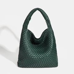 Designer Hand knitting bag PU Large women's Woven tote bag Mistress gift luxury bag