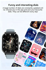 PHONEPACE C20 Smartwatch 1.77-inch HD Display Bluetooth Call Message Alert Sports Mode Smartwatch For Men Women