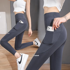 Seamless Leggings With Pocket Women Soft Workout Tights Fitness Outfits Yoga Pants